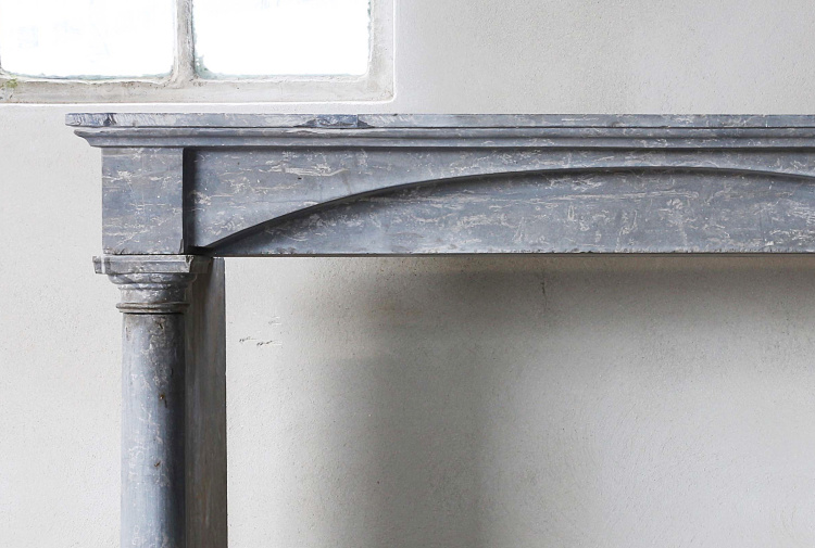 antiker Marmor Steinkamin